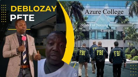 At Azure's main campus in Miami Gardens, 27 percent of nursing graduates in 2014. . Azure college fbi investigation